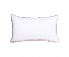 Belssia Coussin de Chaise, Coton, Blanc, 30Â x 4Â x 50Â cm