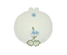 Bellanda 3420–30 Sets de Table Ronde, Polyester, Champagne, 30 x 30 x 0,5 cm