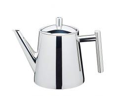 Kitchen Craft LeXpress Théière avec infuseur 4 Tasses Acier Inoxydable, Silver, 800 ML (28 FL oz)