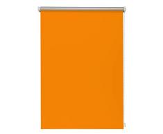 Beyond Drape Orange 110Â x 150Â cm, sans perÃ§age Store occultant Thermique Cordon de contrÃ´le latÃ©ral Store Enrouleur Serrage Store Enrouleur Opaque RevÃªtement argentÃ©