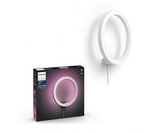 Philips Hue White & Color Ambiance Applique Sana Blanc, Compatible Bluetooth 20 W, Fonctionne avec Alexa