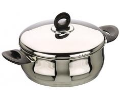 Ibili 660016 Bali Faitout BombÃ© avec couvercle Inox 16 cm