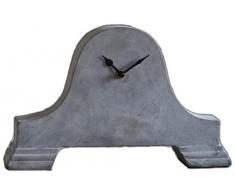 Porcellana Concreto RÃ©sine Horloge, Porcelaine, Gris, 0.1Â x 0.1Â x 0.1Â cm