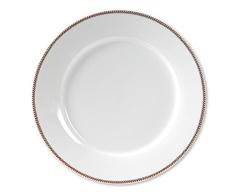 PIP STUDIO 51001034 Assiette PrÃ©sentation, Porcelaine, Blanc, 32 x 32 x 2,2 cm