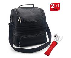 Spice SPP047-BAGPOS, Sac Isotherme, 22 L, Noir