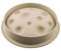 silikomart 20.361.13.0065 Moule Luna 22 cm, Silicone, Gris