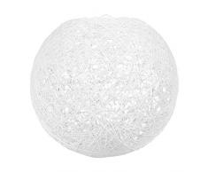 Lum & Co Suspension en forme de boule 20 x 19 x 20 cm blanc