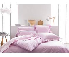 Today Drap Plat, 100% Coton, Poudre de Lila, 180x290 cm