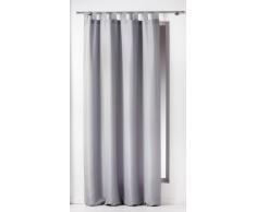douceur dintÃ©rieur rideau a passants 140x260 cm polyester essentiel gris