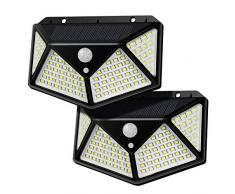 NUÃR WL-SO-LED-2P-UK06 Lampe, Noir, Lot de 2