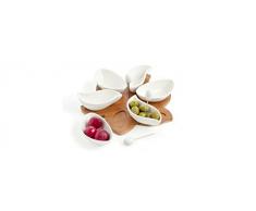 Brandani 55754 Plat Ã PÃ¢tisserie Porcelaine