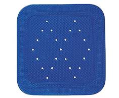Kleine Wolke 4325732002 Tapis de Douche Calypso 55x55 cm en Bleu PVC, 20x20x5 cm