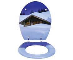 MSV 141251 Abattant WC MDF Bleu