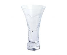Dartington Crystal Vase Romance, Transparent, Petit
