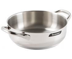 Barazzoni Chef Line Casserole, Acier, Acier, 29.1 x 37.1 x 9,3 cm