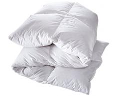 Manteuffel 804832 Comfort Couette dÃ©tÃ© lÃ©gÃ¨re, Coton, Blanc, 155 x 220 cm