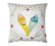 Bonamaison Housse de Coussin Multicolore 45 x 45 cm