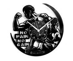Horloge Murale Vintage Handmade Workout Gym Sport Fitness Pas De Douleur Aucun Gain