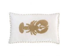 Moorish Idol - Housse Coussin Homard BrodÃ©- 50cm x 30cm- Sable