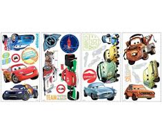Thedecofactory RMK1583SCS Disney Cars 2 Flash MCQUEEN ROOMMATES REPOSITIONNABLES (26 Stickers), Vinyle, Multicolore, 104 x 26 x 2,5 cm