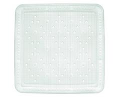 Kela 22360 Kreta Tapis de Douche PVC Blanc 55 x 55 x 1 cm