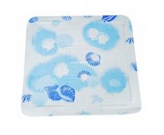MSV Tapis Bain PVC coqillage 55x55, Coquillage
