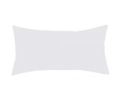 Dormisette Housse de Coussin en Jersey, Coton, WeiÃ, 40 cm x 80 cm