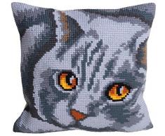 Collection dArt CD5083 Persane Kit Point de Croix pour Coussin Coton Multicolore 40 x 40 cm