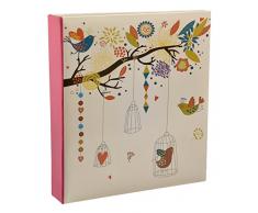 ARPAN Grand Album Photo 8x13cm 200 prises IdÃ©al cadeau x 1 (Etui Vintage Motif Oiseaux)