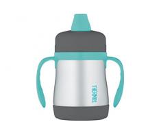 THERMOS 102826 Junior Tasse A Bec Souple 210ML Bleu, INOX