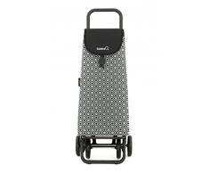 GARMOL Chariot de Courses 55L Gris/Noir