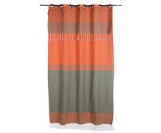 Fouta FutÃ©e Rideau prÃªt-Ã -Poser avec Anneaux, en fouta pour Une Ambiance de Vacances avec flexibilitÃ© de Hauteur, Coton, Multicolore, 240x140 cm