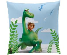 CTI Coussin 40 X 40 The Good Dinosaur Arlo & Spot, Enveloppe 100% Polyester, Multicolore, 40x40