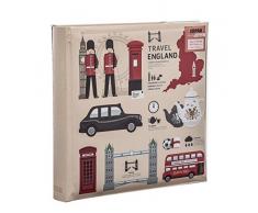 Arpan Slip in Memo londres icône conception voyage 200 tient 6x4/ 15x10cm Photo Album