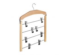 Relaxdays Cintre multiple bois crochet