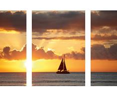 Eurographics Sticker Mural, Papier, DP-DC2045 Boat Near Hawaii, 70 x 50 x 0,4 cm