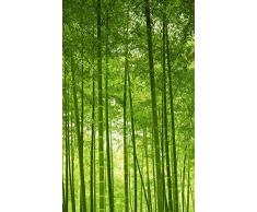 Poster vertical XL déco FORET DE BAMBOUS 150 x 240 cm | Trompe lœil Déco murale Qualité HD Scenolia