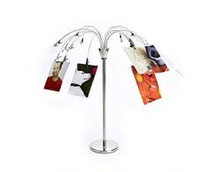 UMBRA Fotofalls Desktop. Arbre à photos de bureau Fotofalls. 18 pinces chromées. dimension 35.6x43.2cm