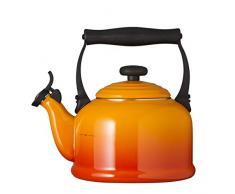 Le Creuset Bouilloire, CapacitÃ© : 2.1 L, Acier EmaillÃ©/PhÃ©nol, Tradition, Rouge