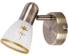 Rabalux 6356Â type Flower, Spot Spot individuel marron