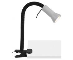 Brilliant 24705/11 Lampe Ã Fixation Serre Joint E14 40 W Titane MÃ©tal/Plastique