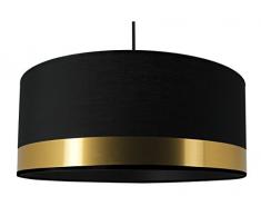 METROPOLIGHT 1247900271 Suspension Luminaire, 60 W, Noir/Laiton