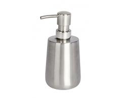 Wenko Distributeur de Savon en Acier INOX Solid Inoxydable, Satiné, 10,9 x 8 x 16,1 cm