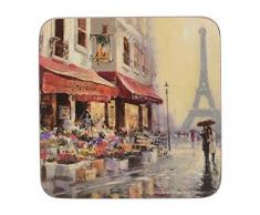 Creative Tops Wine Premium Lot de 6 Sets de Table avec Dos en liège, Bois Dense, Multicolore, Coasters