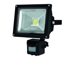 Perel LEDA3002CW-BP Projecteur LED dExtÃ©rieur Puce Epistar, Aluminium, 20 W, Multicolore