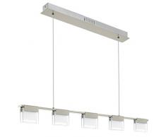 Eglo 93732 Suspension MÃ©tal, Integriert, Transparent
