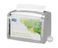 Essity Set 4Â Distributeur Serviettes Table Gris Tork Xpressnap bagnischiuma, Multicolore, Unique