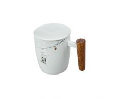 lachineuse Tasse Ã THÃ - Le Bonze - Porcelaine de Jingdezhen