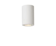 Lucide GIPSY - Spot Plafond - Ã 7 cm - GU10 - Blanc