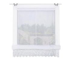 Home Fashion Store Bateau en Voile uni, Plastique, Tissu, Weiss, 130 x 45 cm
